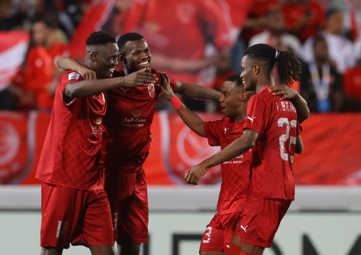 Michael Olunga in action for Al-Duhail in the Asian Champions League. PHOTO/Al Duhail SC