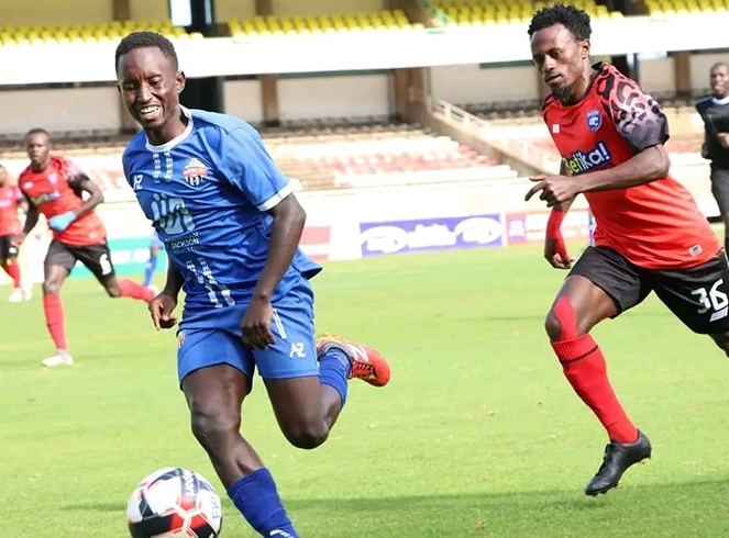 AFC Leopards and Nairobi City Stars in FKF PL action at Kasarani. PHOTO/Nairobi City Stars/Facebook