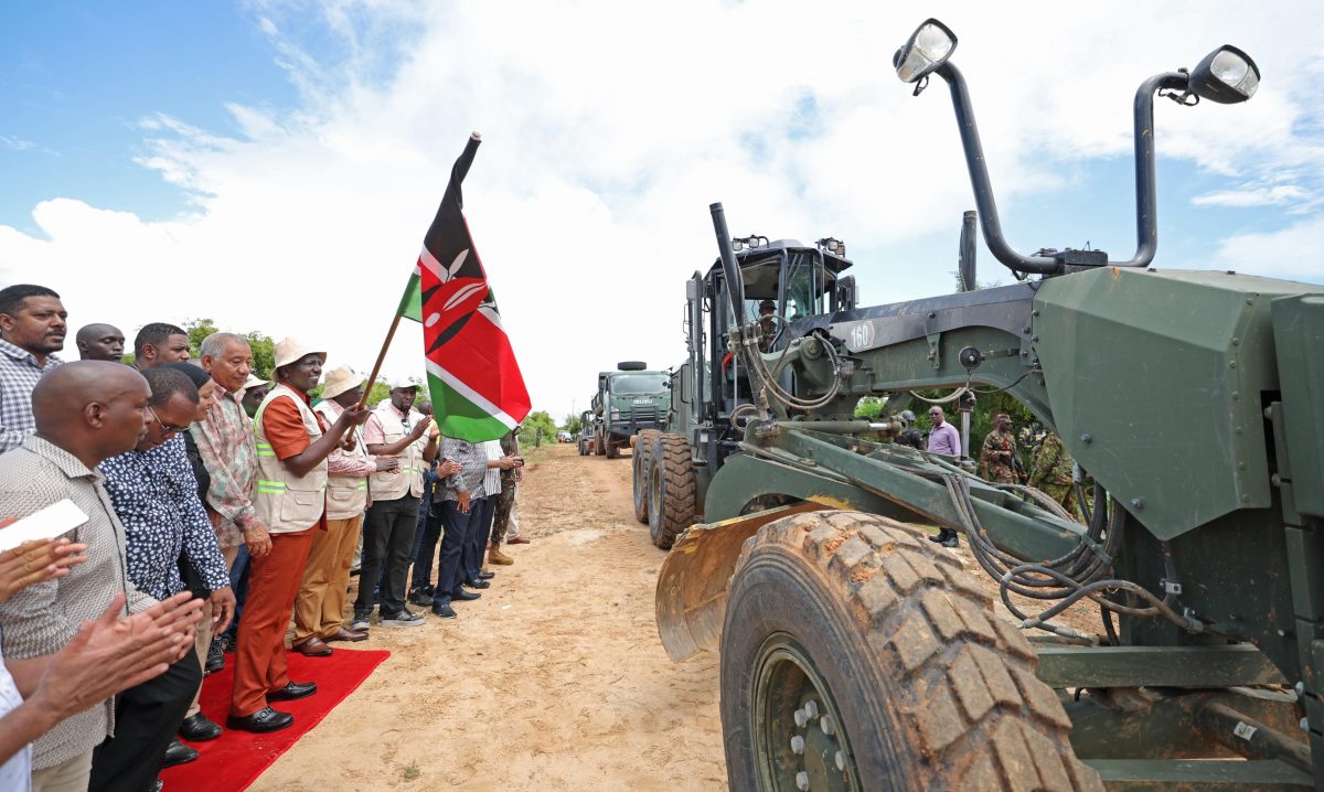 President Ruto launches first tarmac road in Lamu East