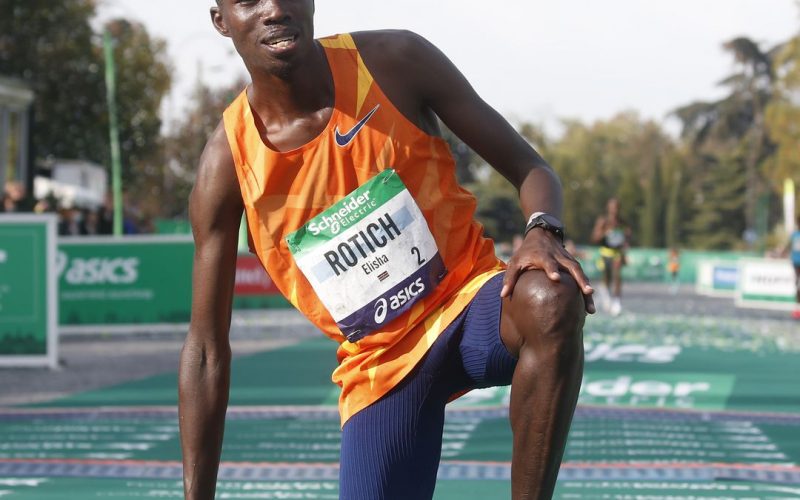 Elisha Rotich in a past athletics event. PHOTO/Reuters