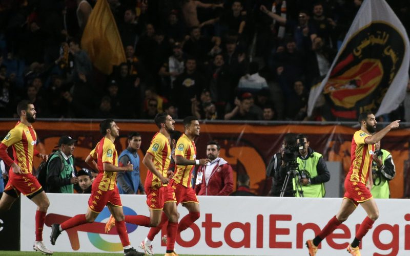 ES Tunis of Tunisia celebrate a goal during a CAF Champions League match against ES Sahel. PHOTO/CAF