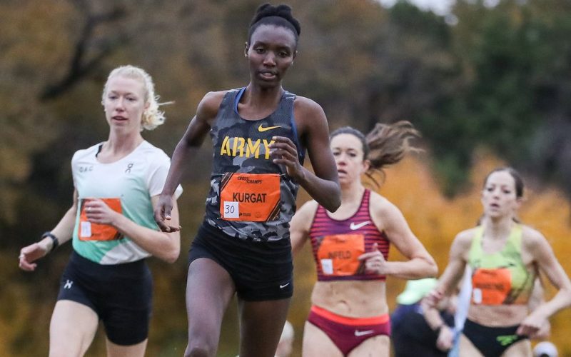 Ednah Kurgat at the Cross Champs in Austin. PHOTO/World Athletics