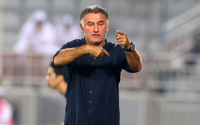 Al Duhail manager Christophe Galtier. PHOTO/Al Duhail