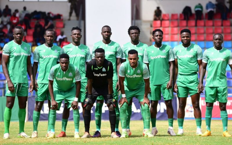 Gor Mahia line up for a past match. PHOTO/Gor Mahia