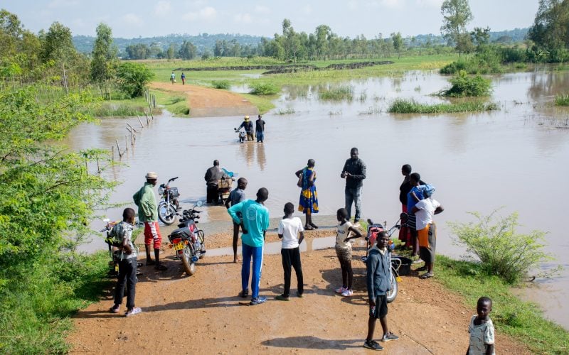 Floods as a result of El Nino rains in Bala, Rachuonyo North Sub-county, Homa Bay.