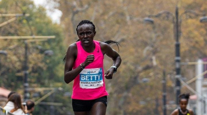 Betty Chepkwony in a past Marathon PHOTO/Betty Chepkwony/Facebook