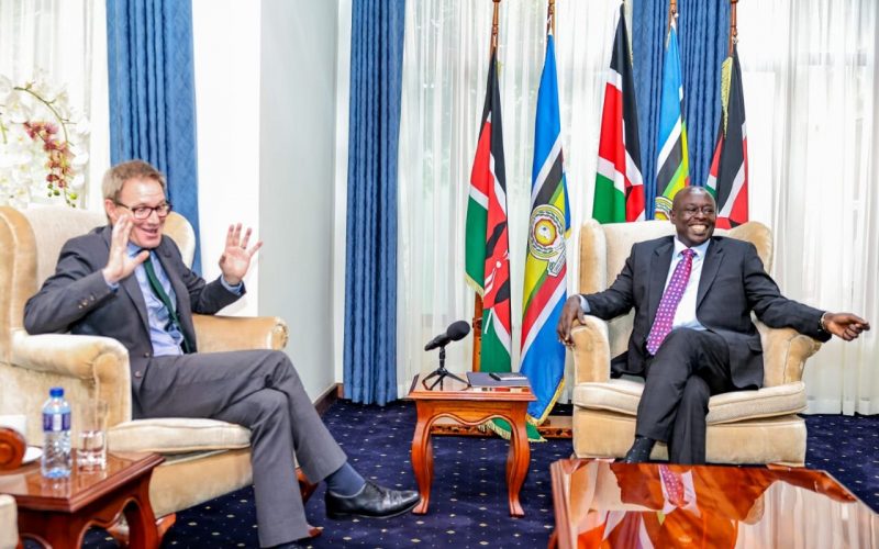 PHOTOS: Gachagua hosts new UK High Commissioner to Kenya at Karen residence