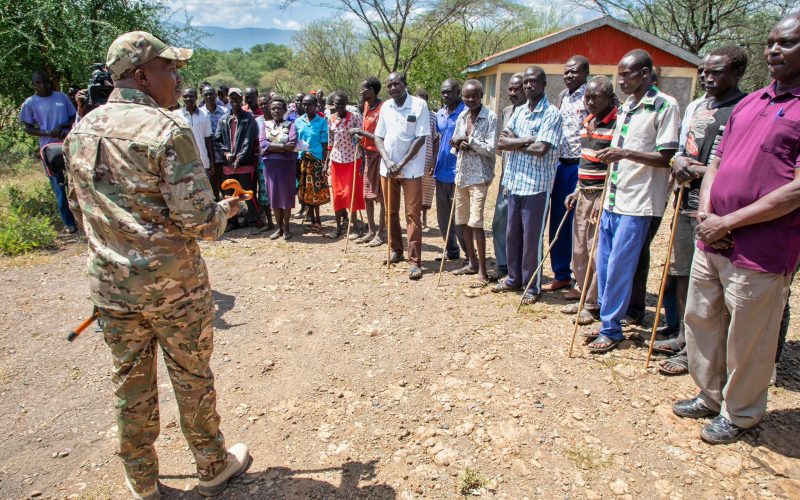 Interior CS Kithure Kindiki addresses locals in West Pokot 