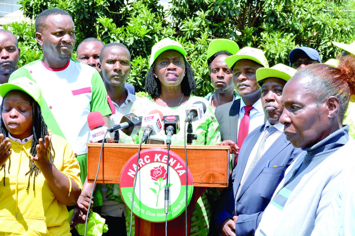 Karua: Reject Nadco report for not addressing cost of living