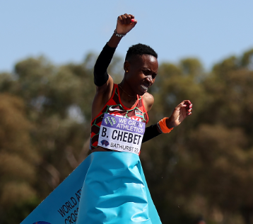 Brenda Chebet in a previous action. PHOTO/World Athletics