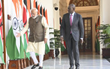 President William Ruto with India Prime Minister Narendra Modi. PHOTO/@WilliamsRuto/X