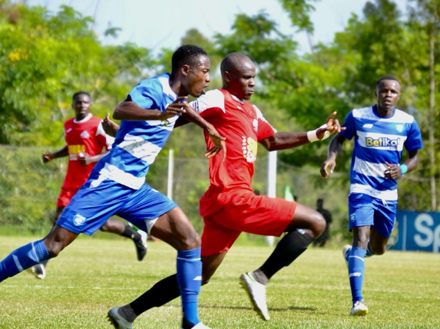 AFC Leopards and Bidco United in FKF PL action. PHOTO/Bidco United/Facebook