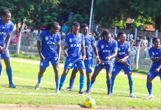 Bandari celebrate goal in FKF Premier League match against Murang'a Seal. PHOTO/Bandari/Facebook