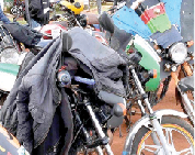 Boda Boda riders. PHOTO/Print