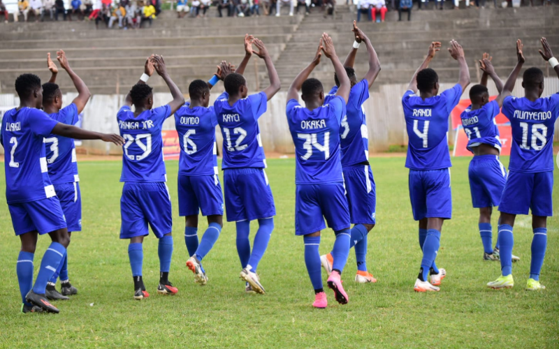 AFC Leopards applauds fans after FKF PL match. PHOTO/AFC Leopards/Facebook