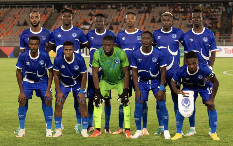 Al-Hilal Omdurman team picture during the CAF Champions League 2023/24 match between Al-Hilal Omdurman and Esperance Tunis at Benjamin Mkapa National Stadium in Dar-es-Salaam, Tanzania. PHOTO/BackpagePix