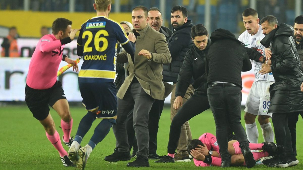 Football suspended indefinitely after club president punches referee