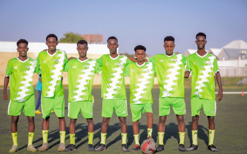 One of the teams on the CAF African Schools Football Championship qualifiers. PHOTO/CECAFA.