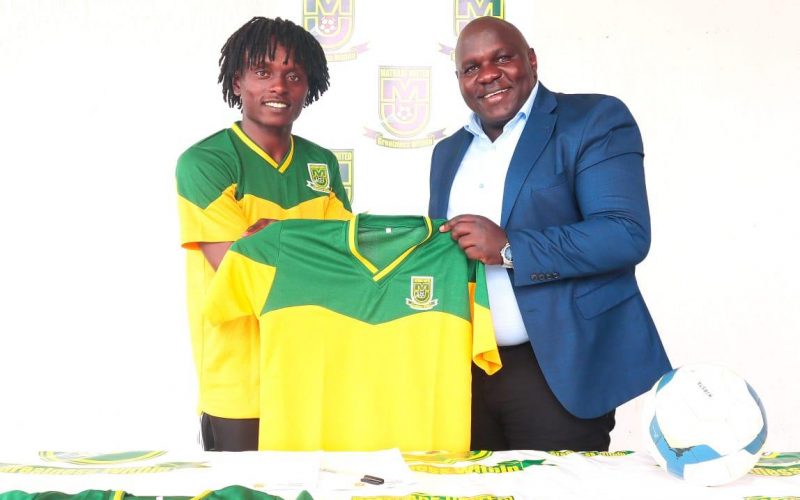 Mathare United confirm new signing. PHOTO/Mathare United/Facebook