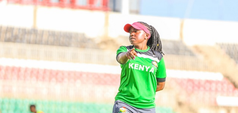 Junior Starlets coach Mildred Cheche. PHOTO/FKF