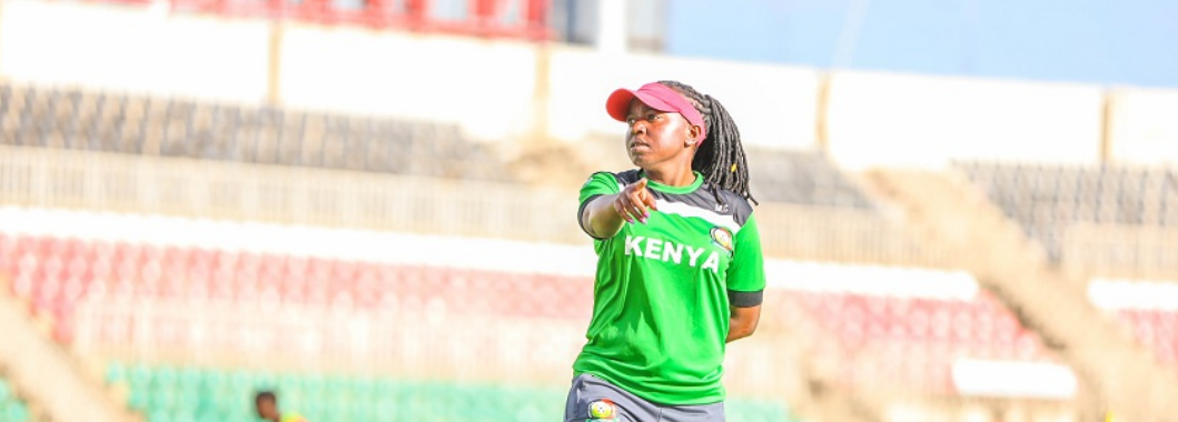 Junior Starlets coach Mildred Cheche. PHOTO/FKF