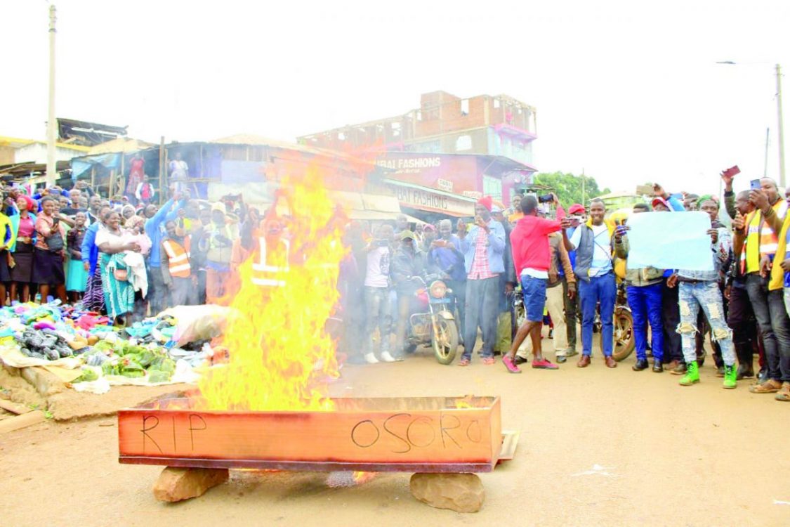 Kisii Ward reps protest over wrangles pitting Governor Arati, Osoro