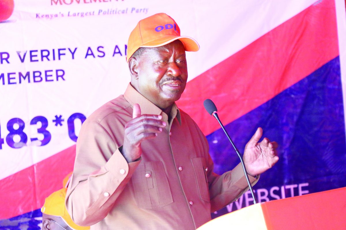 Raila accuses Kingi of forming PAA party for personal interest