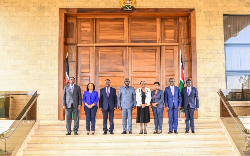 President William Ruto meets CJ Martha Koome