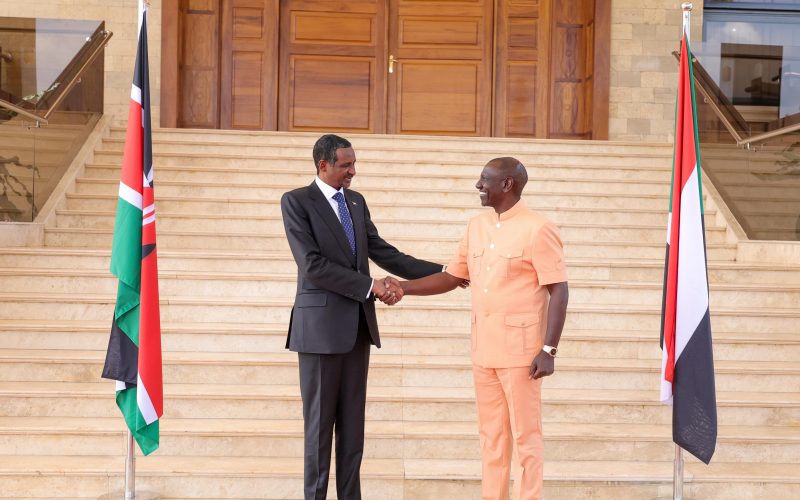 President William Ruto with Sudan's Rapid Support Forces leader General Mohamed Hamdan Dagalo