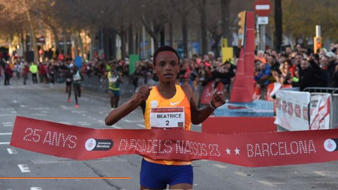 Beatrice Chebet sets a world 5km record at the Cursa dels Nassos. PHOTO/La Bolsa del Corredor-Sport