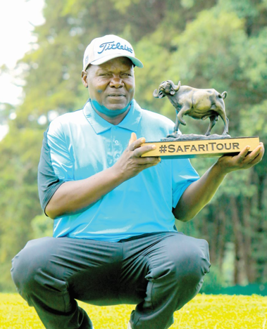 Veteran Indiza pounces on final round to stun Mapwanya, wins Safari Golf Tour Limuru leg