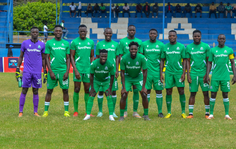 Gor Mahia in a group photo ahead of FKF PL match. PHOTO/(@gormahiafcke)/X