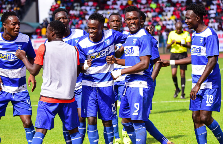 AFC Leopards celebrate a goal in FKF PL game. PHOTO/AFC Leopards/Facebook