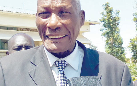 The late Uasin Gishu politician Jackson Kibor. PHOTO/Print