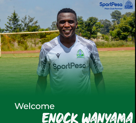 Enock Wanyama confirmed as new Gor Mahia signing. PHOTO/(@gormahiafcke)/X