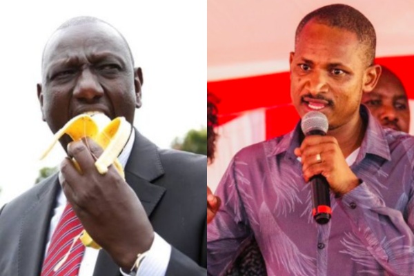 Embakasi East MP Babu Owino calls out President William Ruto over unfulled promises to Kenyans. PHOTOs/Babu(@HeBabuOwino)/X & PCS