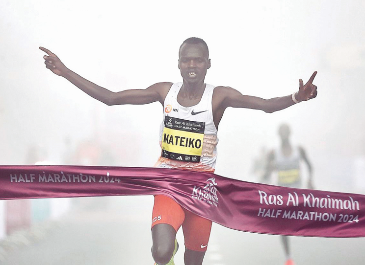 Mateiko leads Kenya’s clean sweep at Ras Al Khaimah Half Marathon