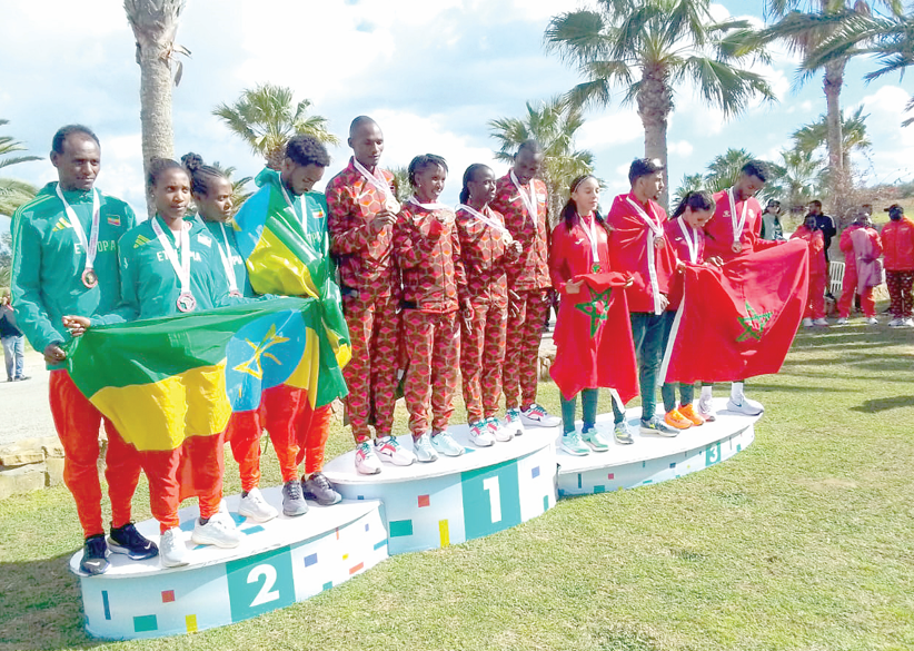 Kenyan athletes dominate key races to win overall title at Africa Cross Country Championships