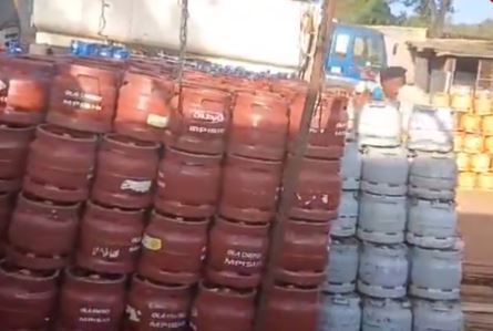 Police raid illegal gas refilling facility in Kitale, arrest one suspect