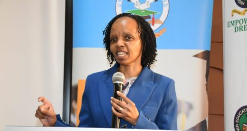 Mercy Wahome the Chief Executive Officer of the Kenya Universities and Colleges Central Placement Service (KUCCPS). PHOTO/@KUCCPS_Official/X