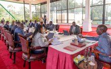 President William Ruto chairs a cabinet meeting in Nairobi