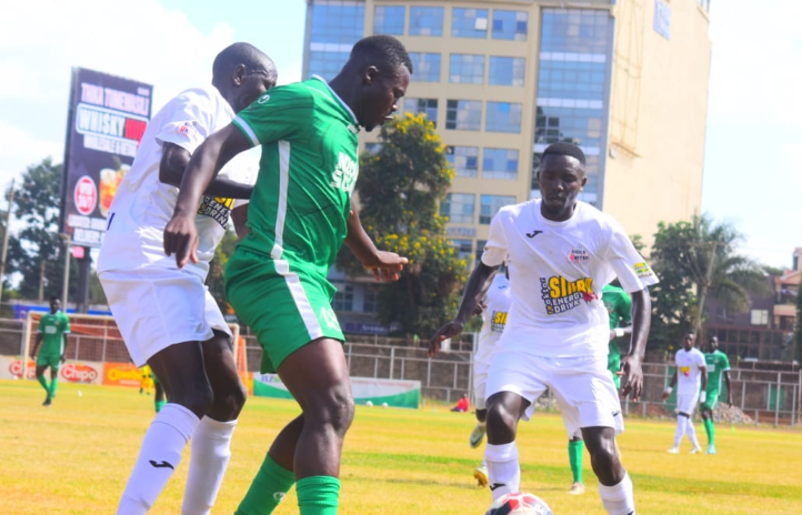 Nzoia Sugar in action against Bidco United. PHOTO/Nzoia Sugar/Facebook