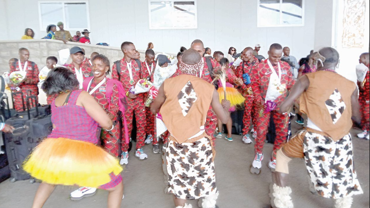 Red carpet reception for Kenya cross country team that conquered Africa