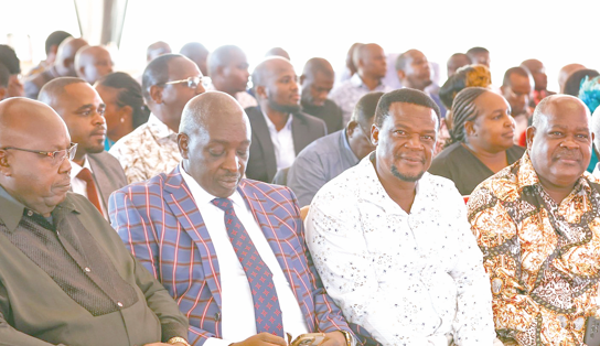 Kenya Kwanza MPs follow proceedings during a joint National Executive Retreat and Parliamentary Group consultative meeting in Naivasha, yesterday. PHOTO/PCS