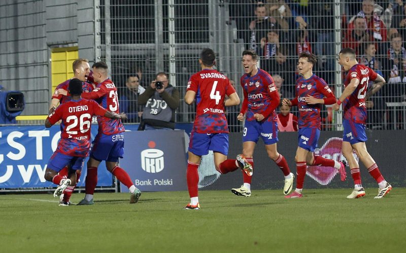 Erick Ouma celebrates together with teammates. PHOTO/Eric Ouma/Facebook