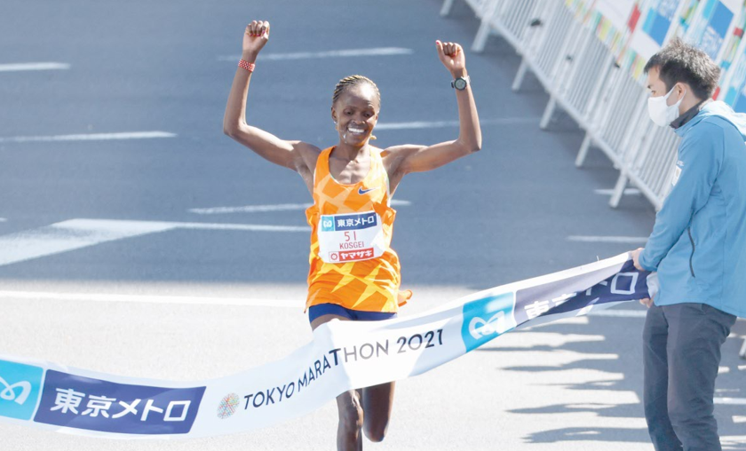 Brigid Kosgei to lead Kenyan quartet in battle against Assefa in London Marathon