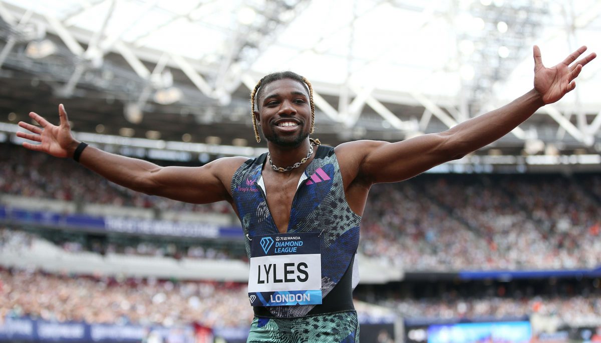 American sprinter Noah Lyles. PHOTO/(@LylesNoah)/X