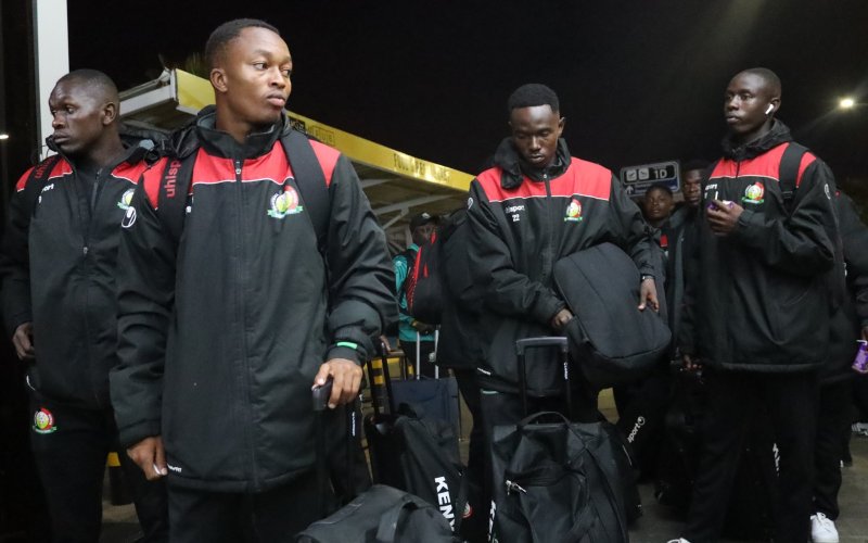 Harambee Stars leaving for Four-Nations tournament in Malawi. PHOTO/(@Harambee__Stars)/X