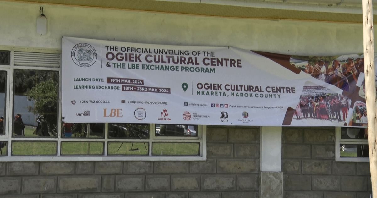 Narok county celebrates opening of Ogiek Cultural Centre in Nkarretta