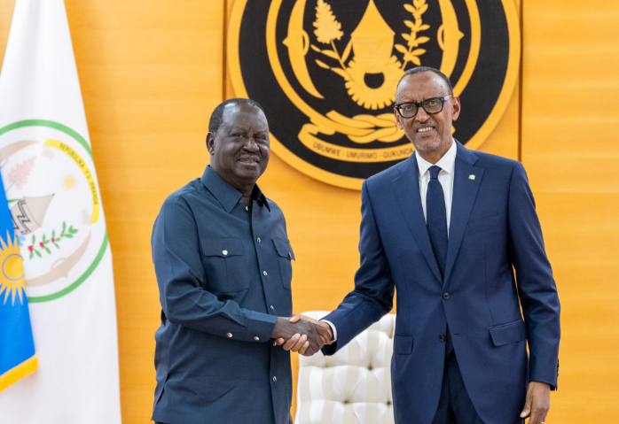 Paul Kagame endorses Raila for AUC chairmanship